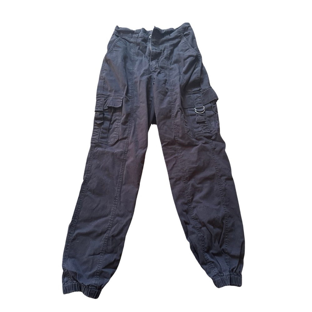 Garage Black Cargo Ankle Pants